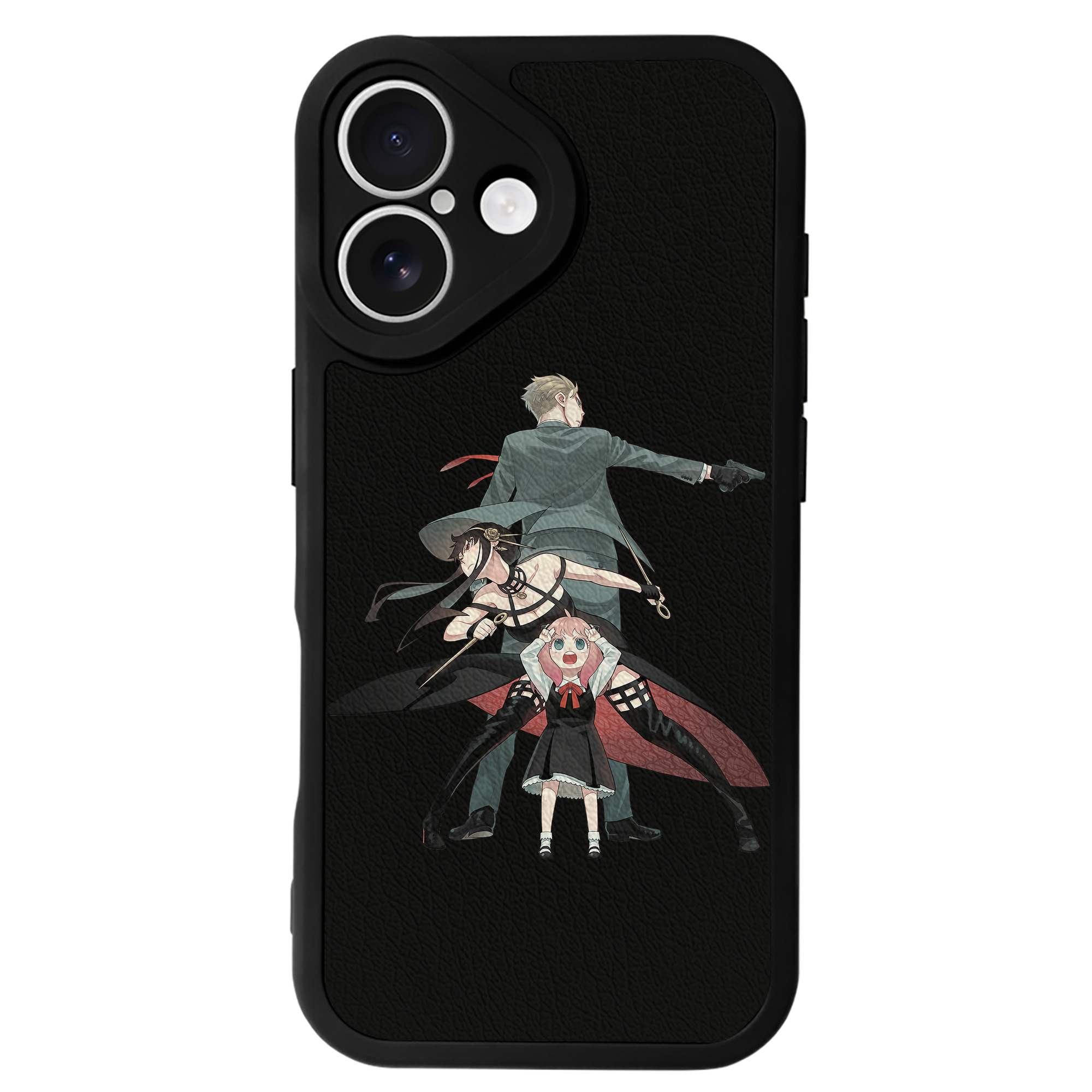 （画像用） SPY×FAMILY间谍家家酒 【iPhone 16シリーズ対応】シリコンスマホケース（レザー調） 材質：シリコン